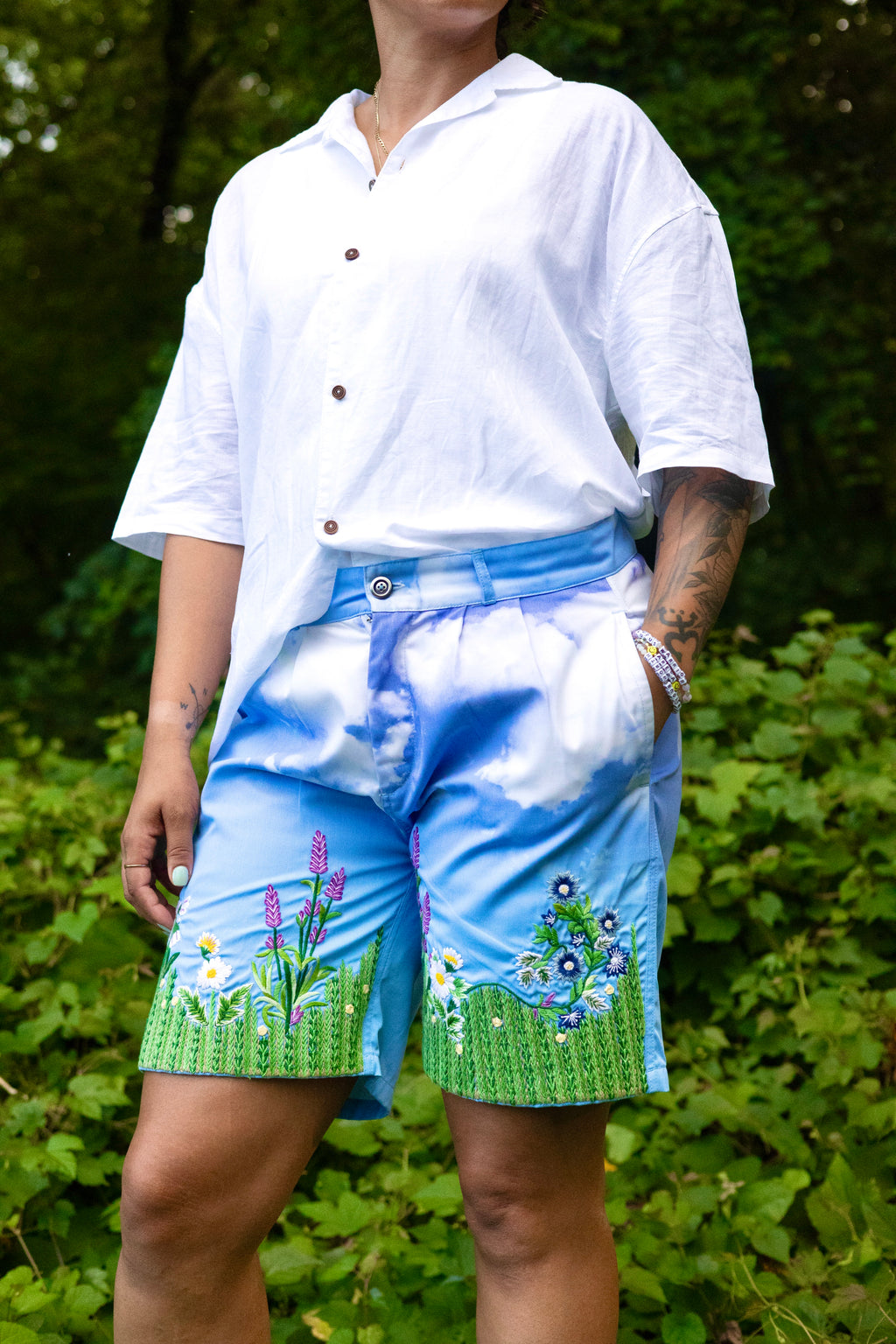 Farms and Clouds Shorts