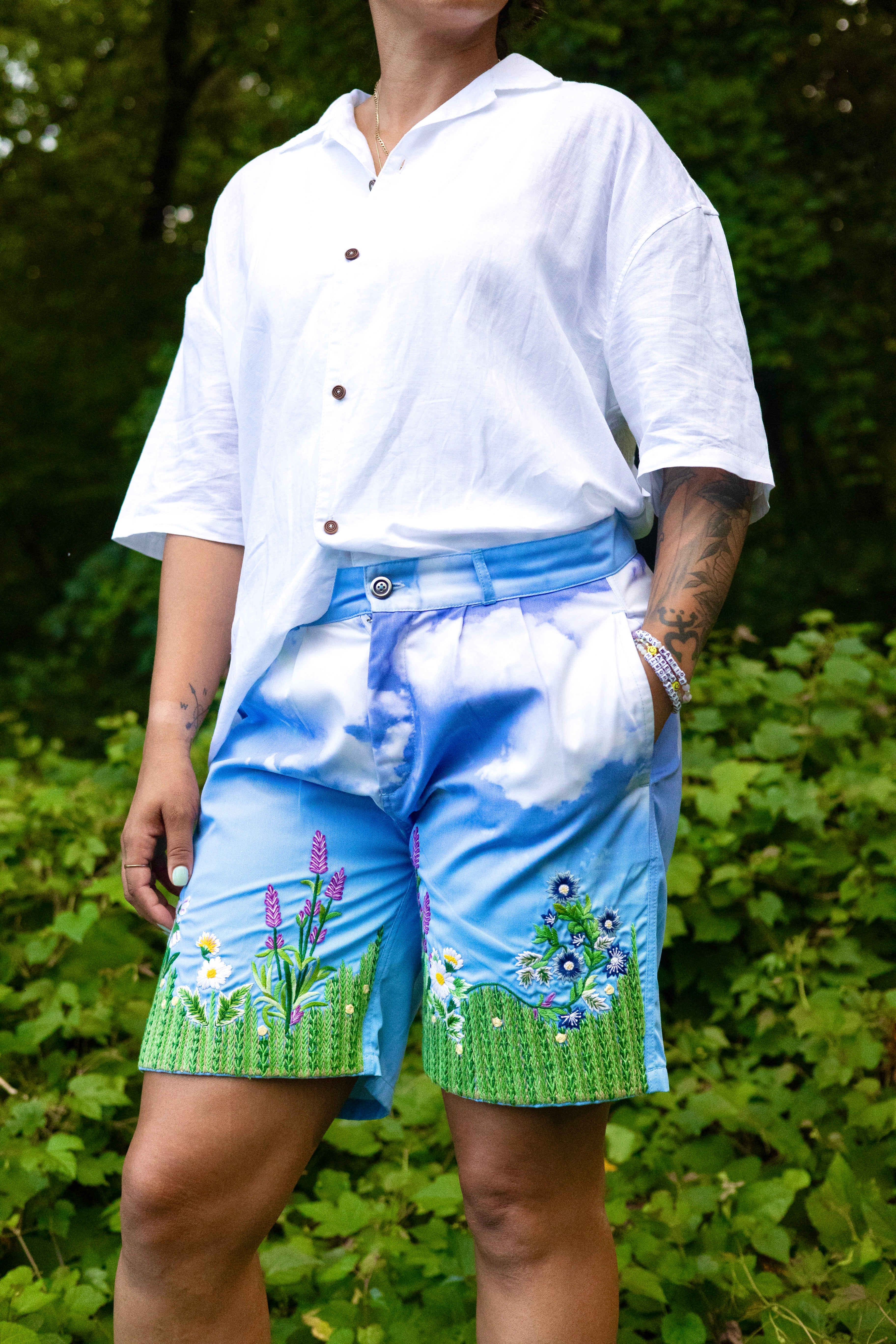 Farms and Clouds Shorts